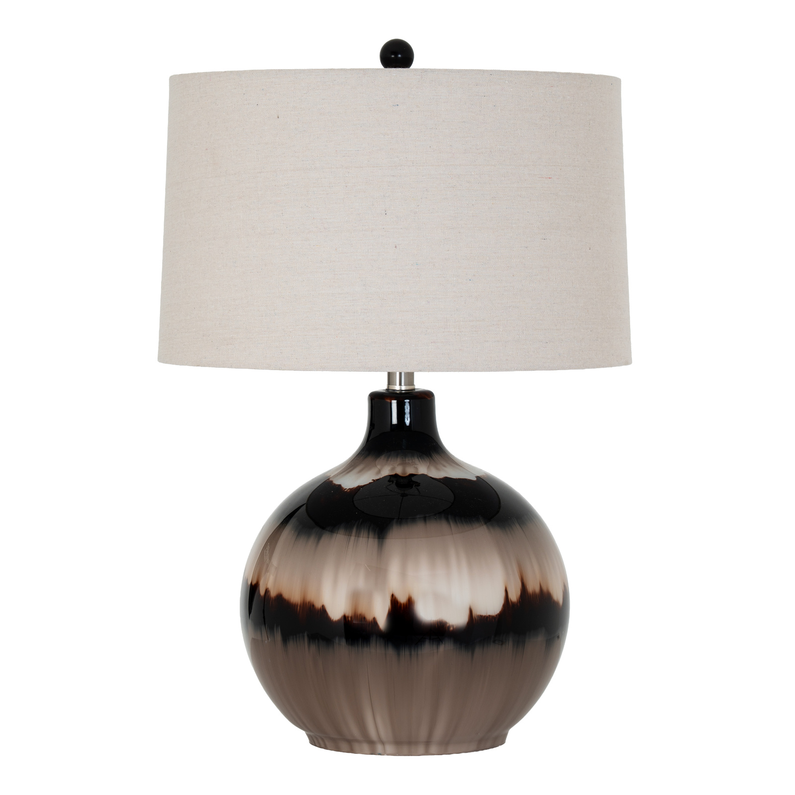 Sepia Shadows Table Lamp With Linen Shade - Image 3