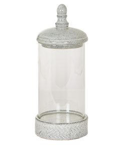Sona Medium Hurricane Lantern With Lid
