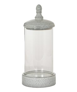 Sona Large Hurricane Lantern With Lid