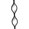 Decorative Hanging Black Mirror - Image 2
