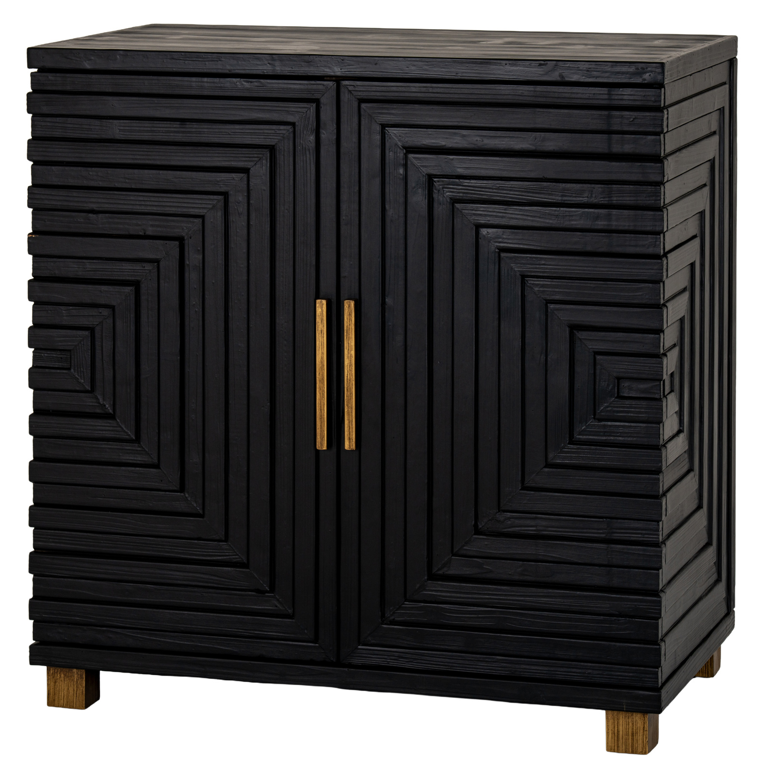 Lennox Black 2 Door Small Sideboard - Image 2