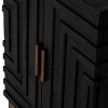 Lennox Black 2 Door Side Cupboard - Image 5