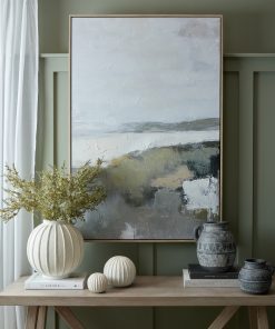 Hillside View Hand Painted Canvas in Frame