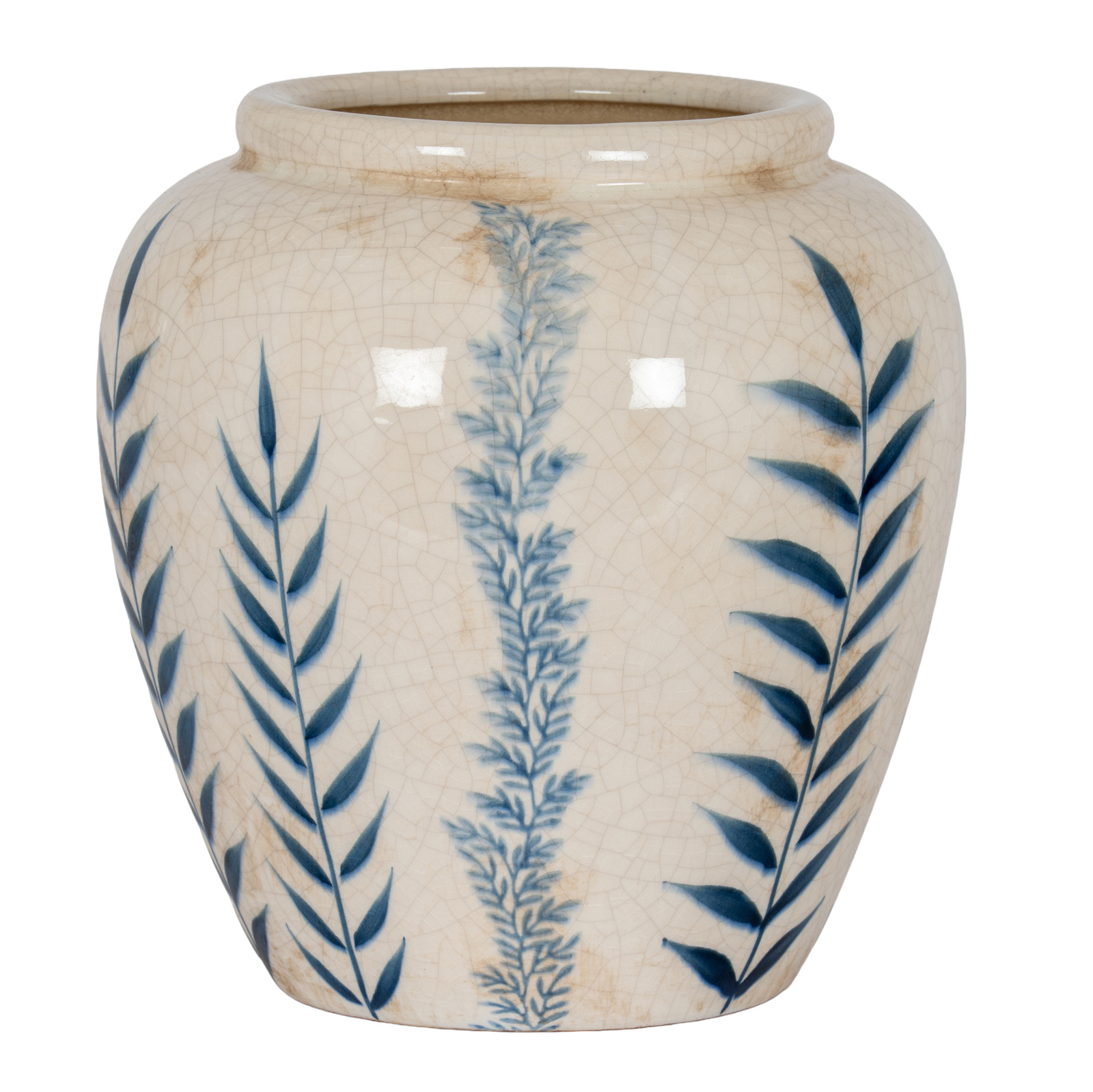 Small Blue Flora Olpe Vase - Image 2