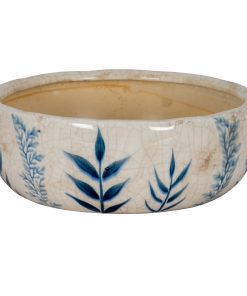 Small Blue Flora Bowl Pot