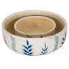 Large Blue Flora Bowl Pot - Image 4
