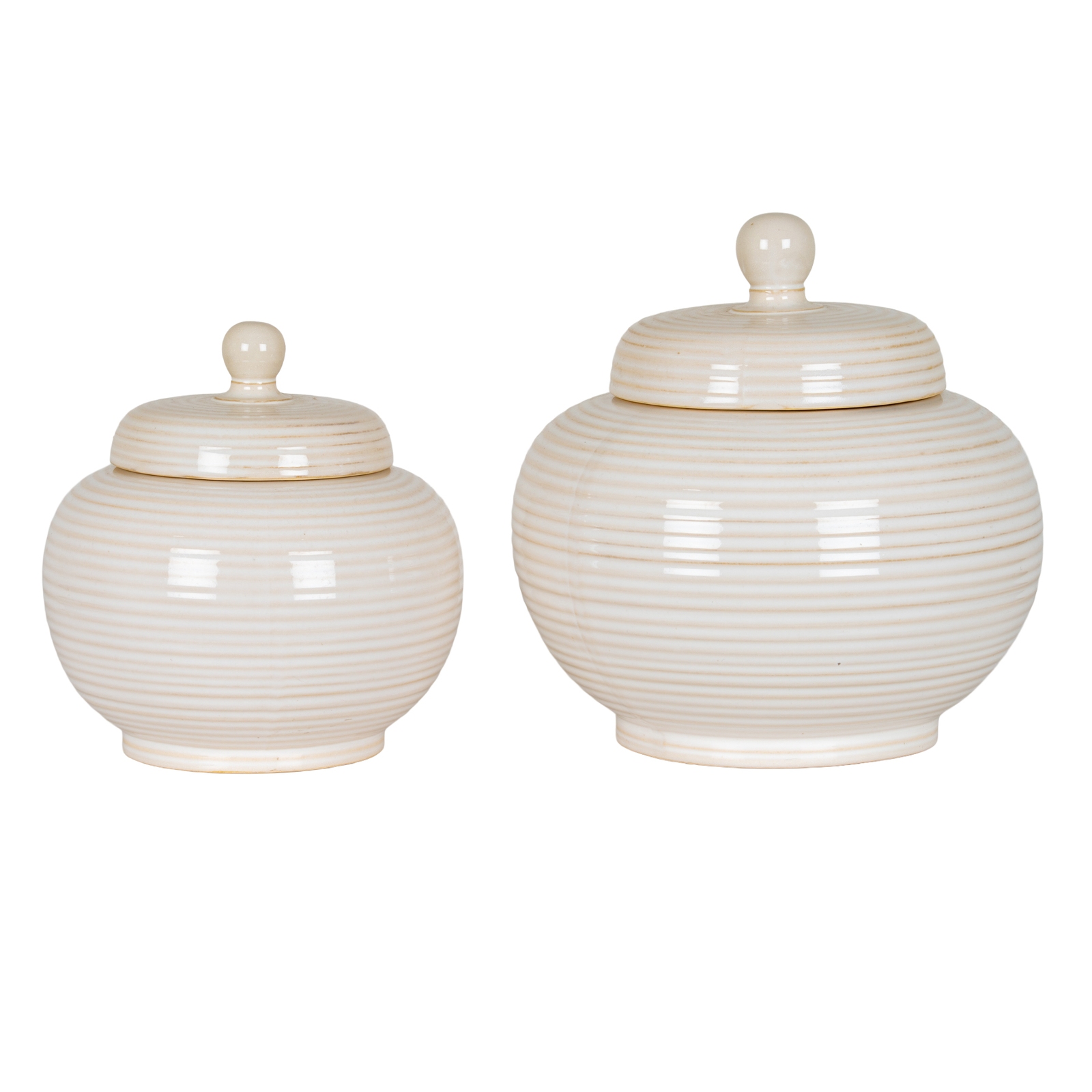 Neva Small Lidded Ceramic Jar - Image 4