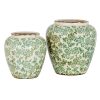 Small Green Clover Olpe Vase - Image 4