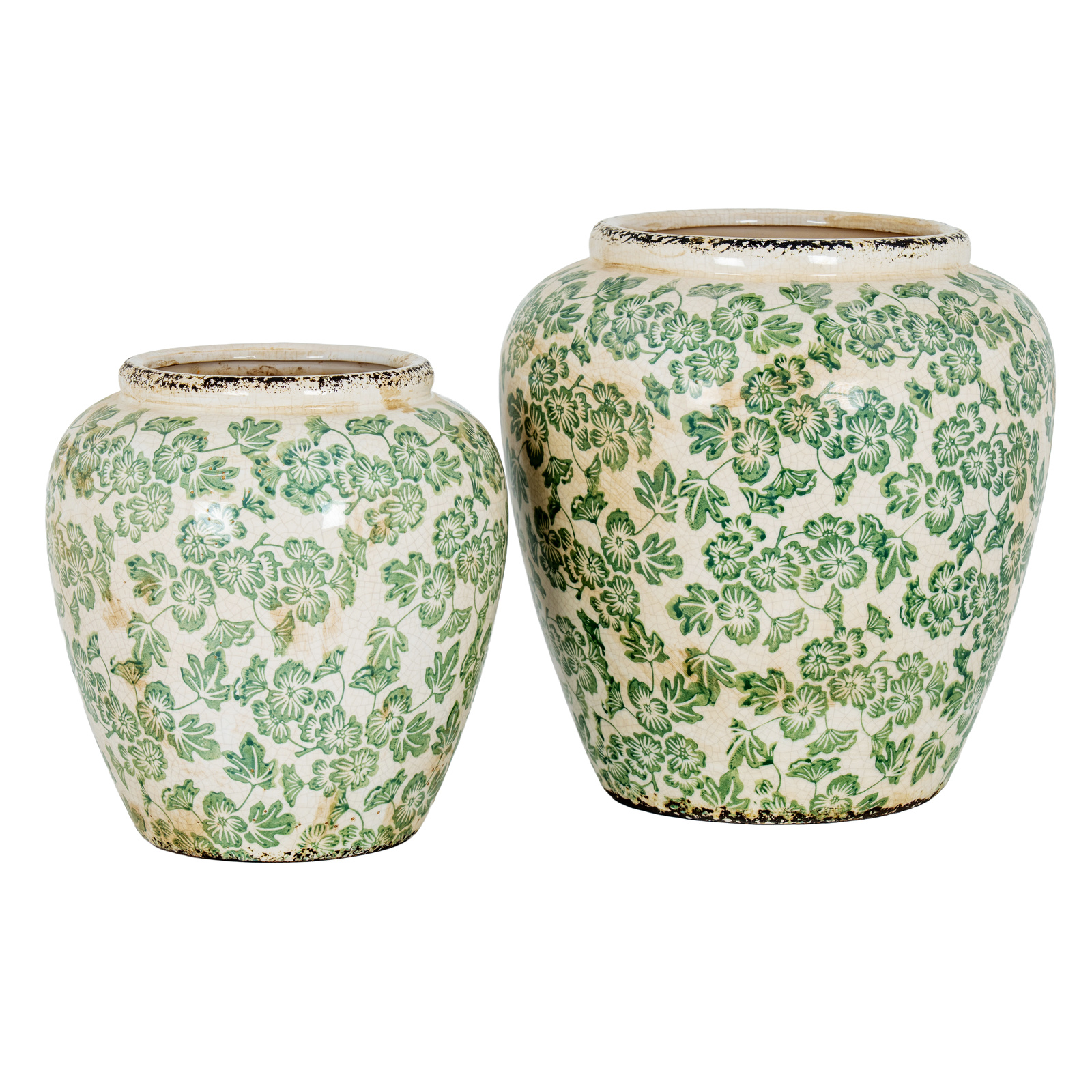 Small Green Clover Olpe Vase - Image 4