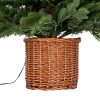 Norway Fir Pre-Lit LLED 300L Fir Tree In Rattan Pot - Image 3