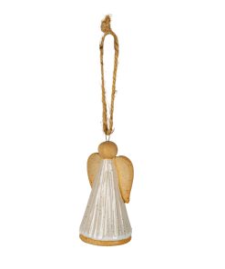 Flurry Angel Ceramic Tree Ornament