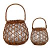 Briar Collection Large Wicker Lace Lantern - Image 2