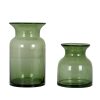 Small Green Glass Vase - Image 2
